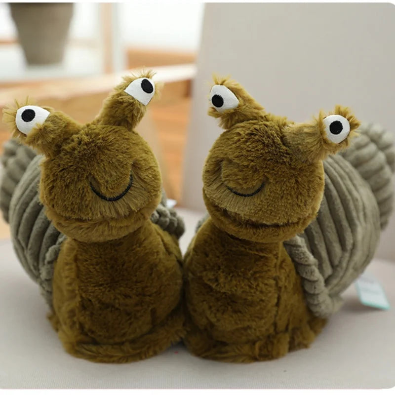 Cute 28cm 40cm Plush Snail Toy Stuffed Lifelike Insect Soft Doll Kids Toys