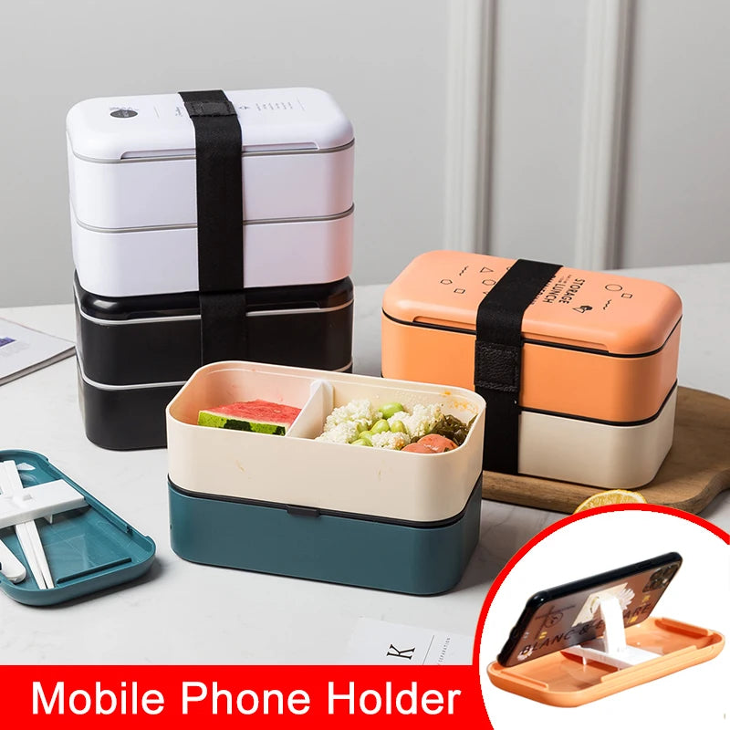 Lunch Box Eco Friendly Food Container Bento Microwave Heated Lunchbox Meal Prep Containers