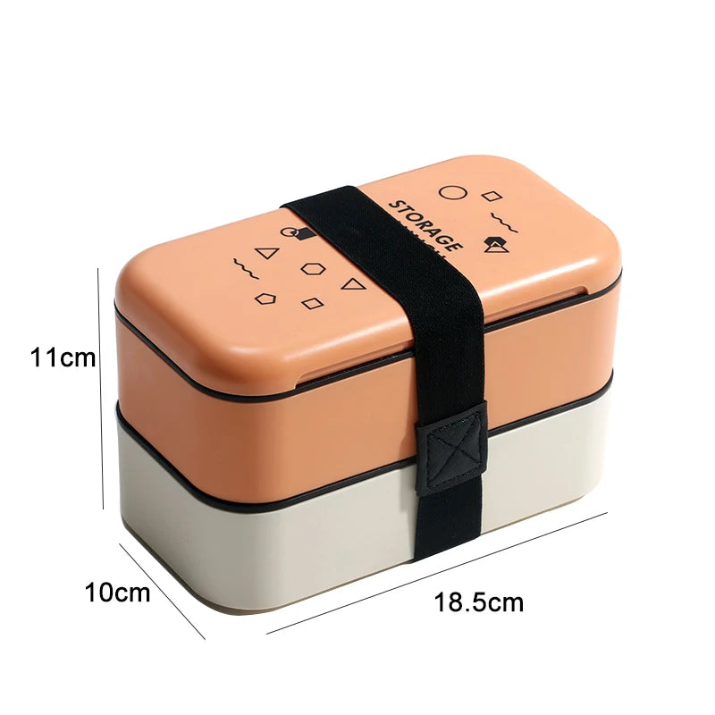 Lunch Box Eco Friendly Food Container Bento Microwave Heated Lunchbox Meal Prep Containers