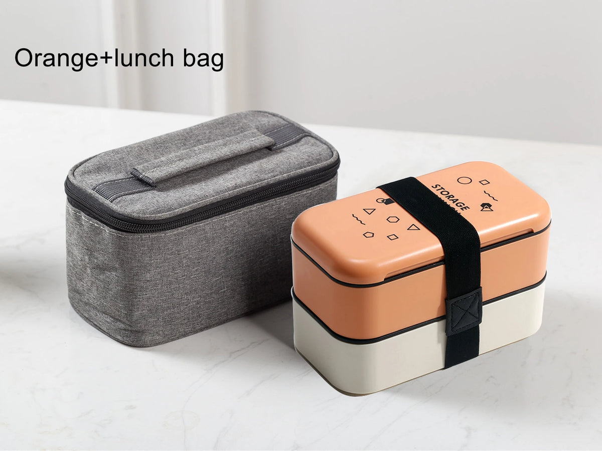 Lunch Box Eco Friendly Food Container Bento Microwave Heated Lunchbox Meal Prep Containers