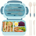 1pc Insulated Lunch Box, Bento Box for Students or Adults, Portable Sealed Compartment Lunch Container for Microwave