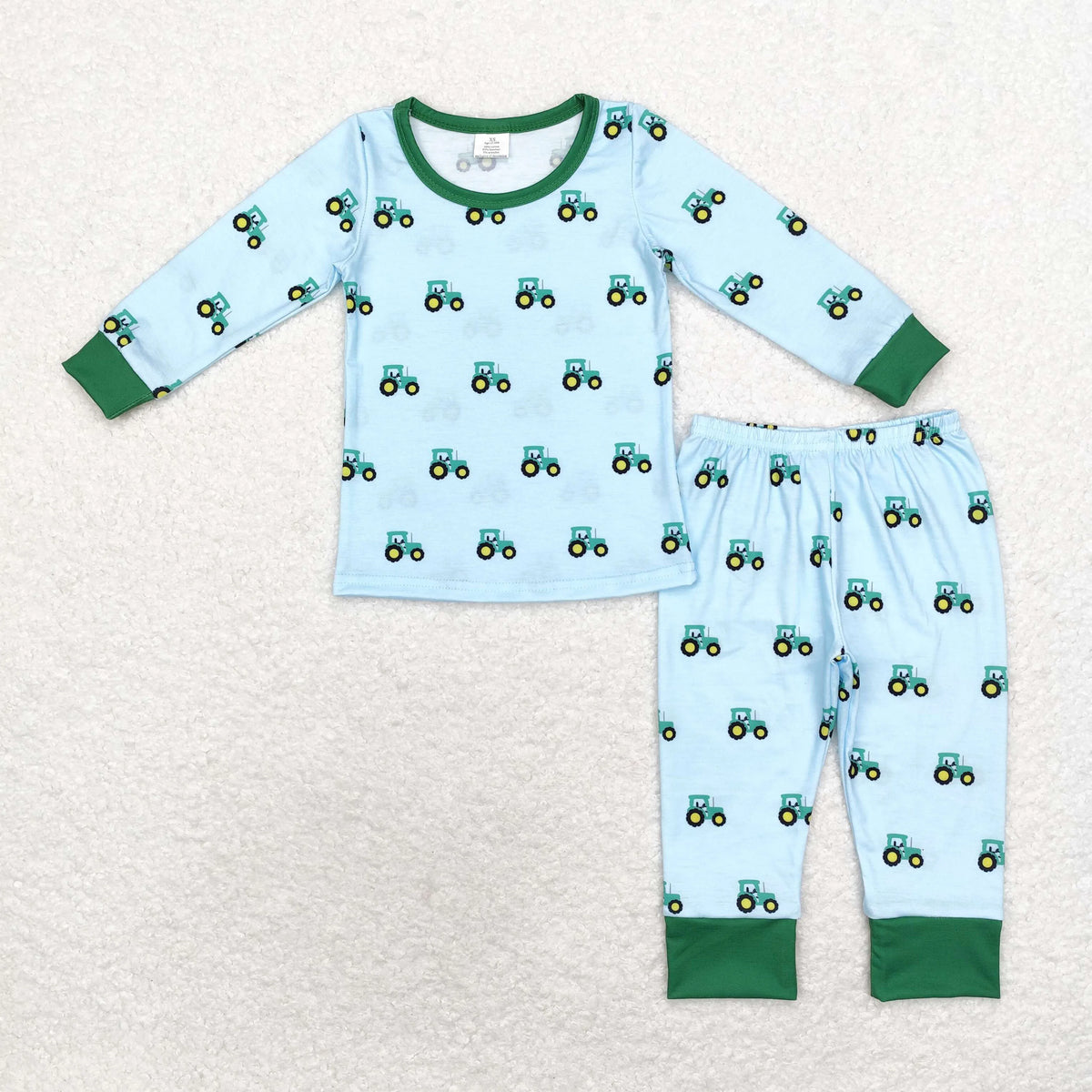 Bamboo Baby Boy/Toddler Long Sleeves Pullover Shirts Pants Set Pajamas Fall Outfit Sleepwear