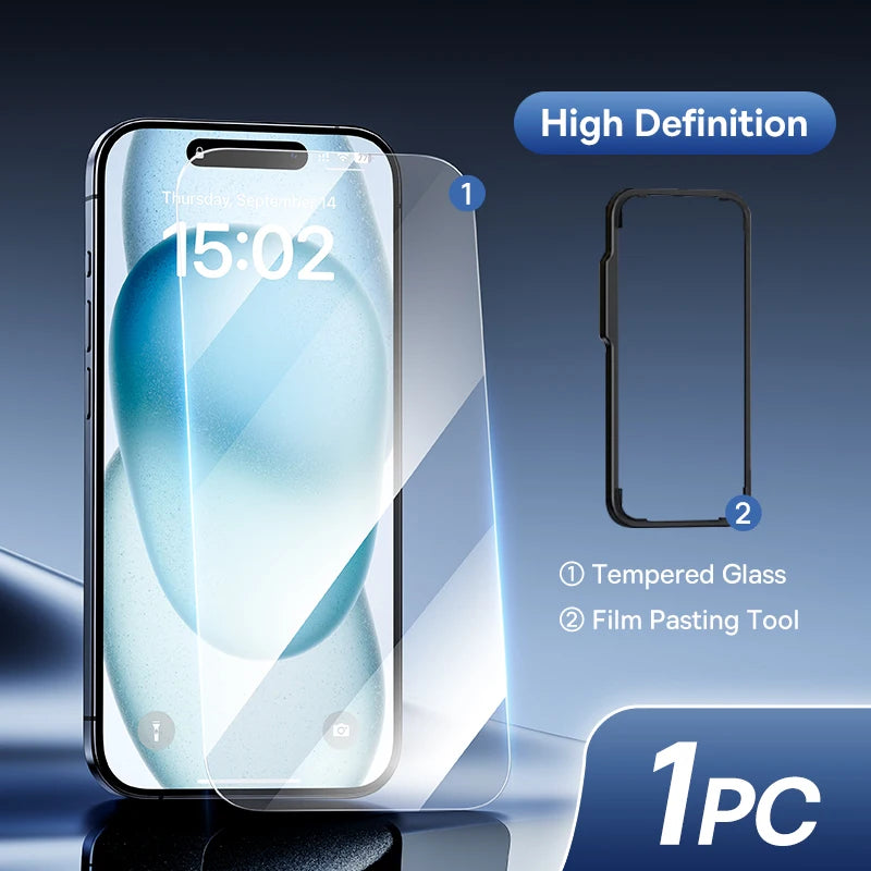 Baseus Tempered Glass for iPhone 17 16 Pro Max Screen Protector for iPhone 15 14 Pro Max Clear Edge Anti-Peeping Protective Film