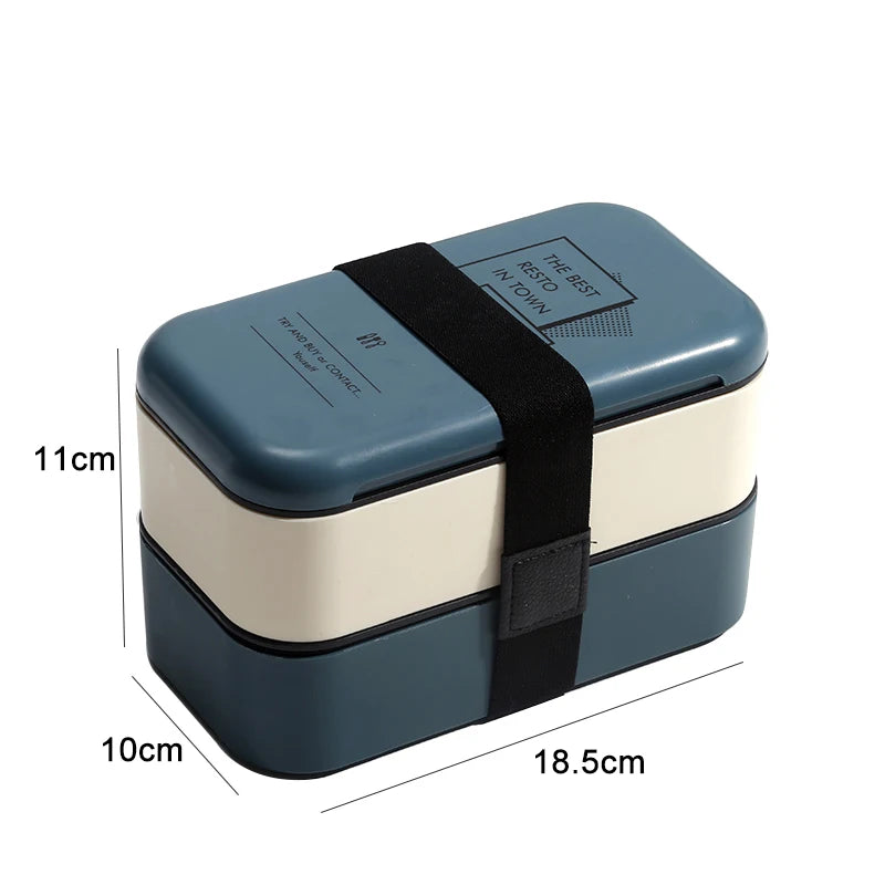 Lunch Box Eco Friendly Food Container Bento Microwave Heated Lunchbox Meal Prep Containers