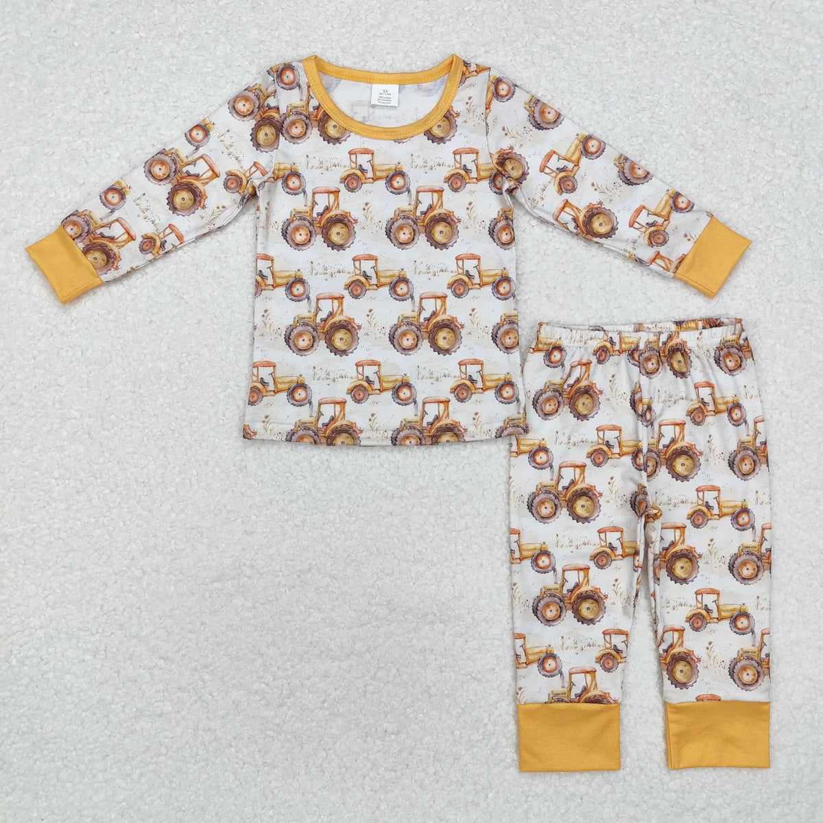 Bamboo Baby Boy/Toddler Long Sleeves Pullover Shirts Pants Set Pajamas Fall Outfit Sleepwear