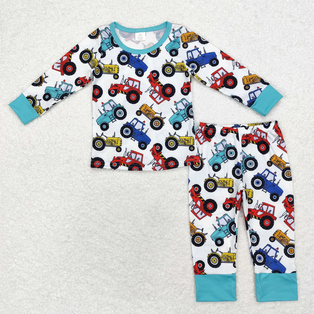 Bamboo Baby Boy/Toddler Long Sleeves Pullover Shirts Pants Set Pajamas Fall Outfit Sleepwear
