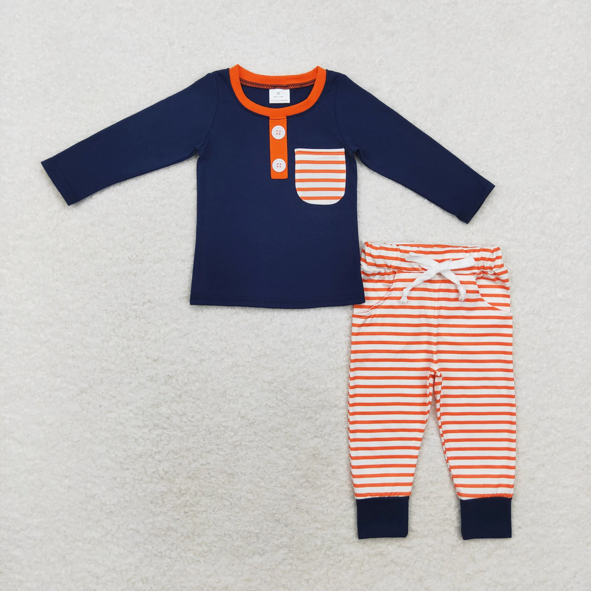 Bamboo Baby Boy/Toddler Long Sleeves Pullover Shirts Pants Set Pajamas Fall Outfit Sleepwear